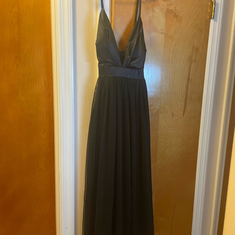 Haute Monde Black Maxi Dress